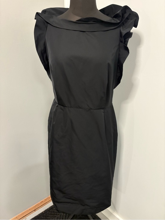 Dresses & Skirts - Brand new black Ruffle-Trim Sheath Dress - Women's Lida Baday